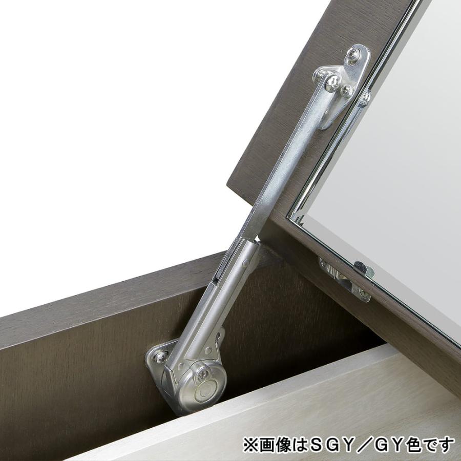 デスクドレッサー 美来 タモ WW／BL (配送員設置) : 島忠