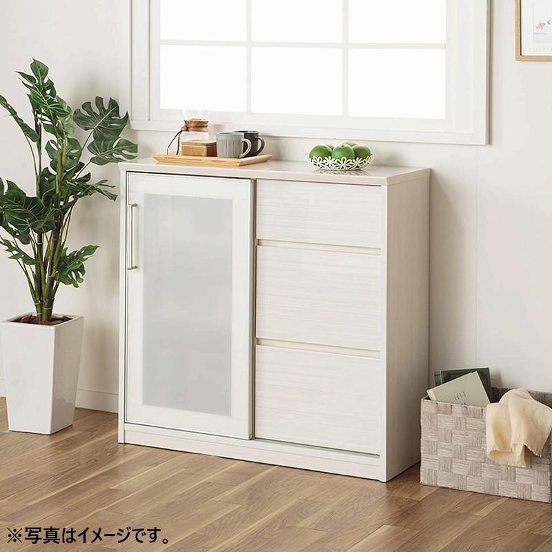 キッチンカウンター 幅90 食器棚 キッチン収納 薄型 スリム カウンター カレン90 Wh 木目 配送員設置 島忠 ホームズ Paypayモール店 通販 Paypayモール