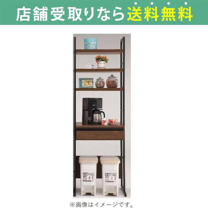 レンジ台 幅60 レンジラック キッチン収納 間仕切り 背面化粧 日本製
