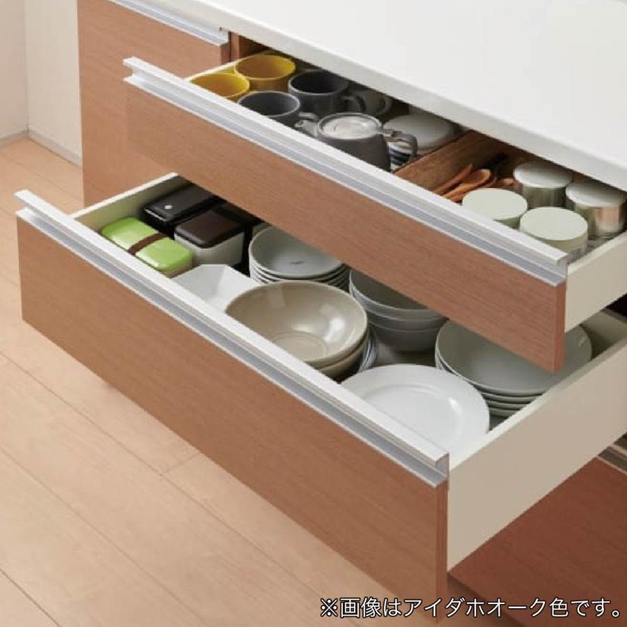 パモウナ キッチンカウンター 幅90 食器棚 レンジ台 キッチン収納