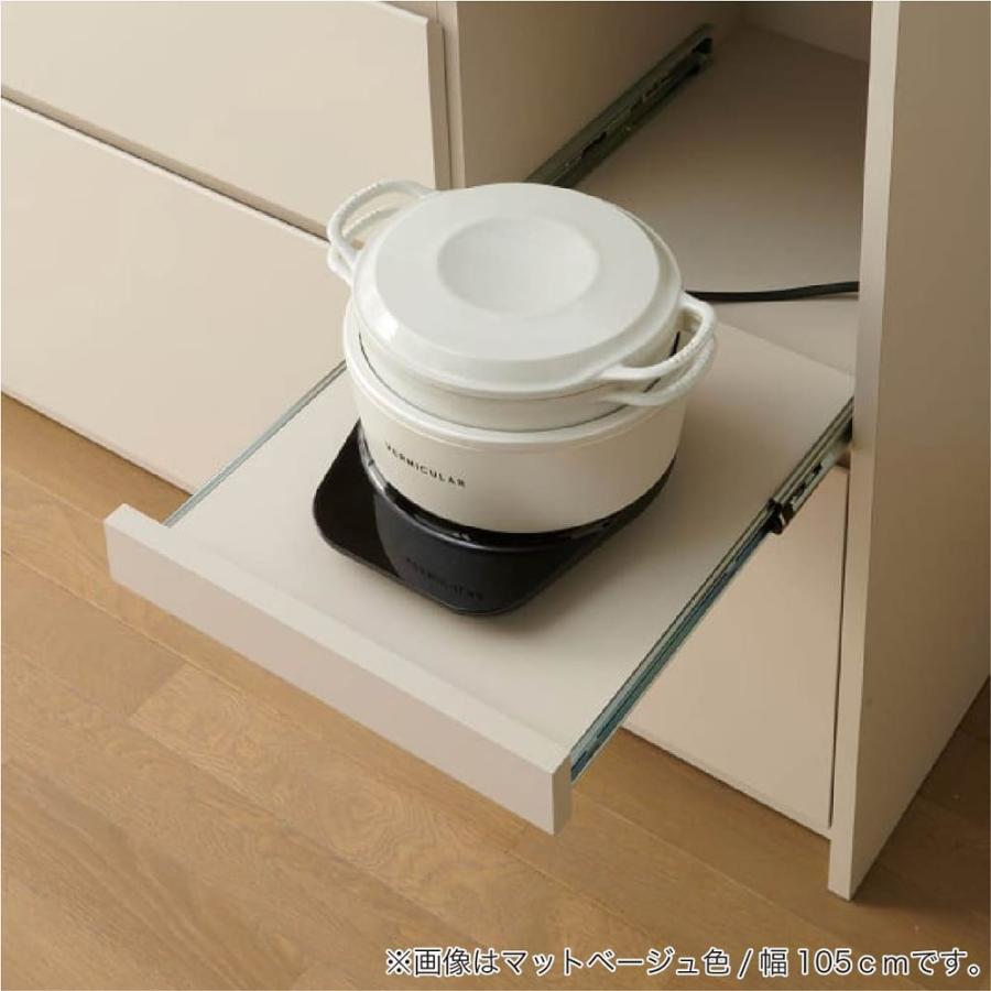【7月27日まで】パモウナ 食器棚 キッチンボード　105cm 7月27日まで】パモウナ 食器棚 キッチンボード 105cm - メルカリ