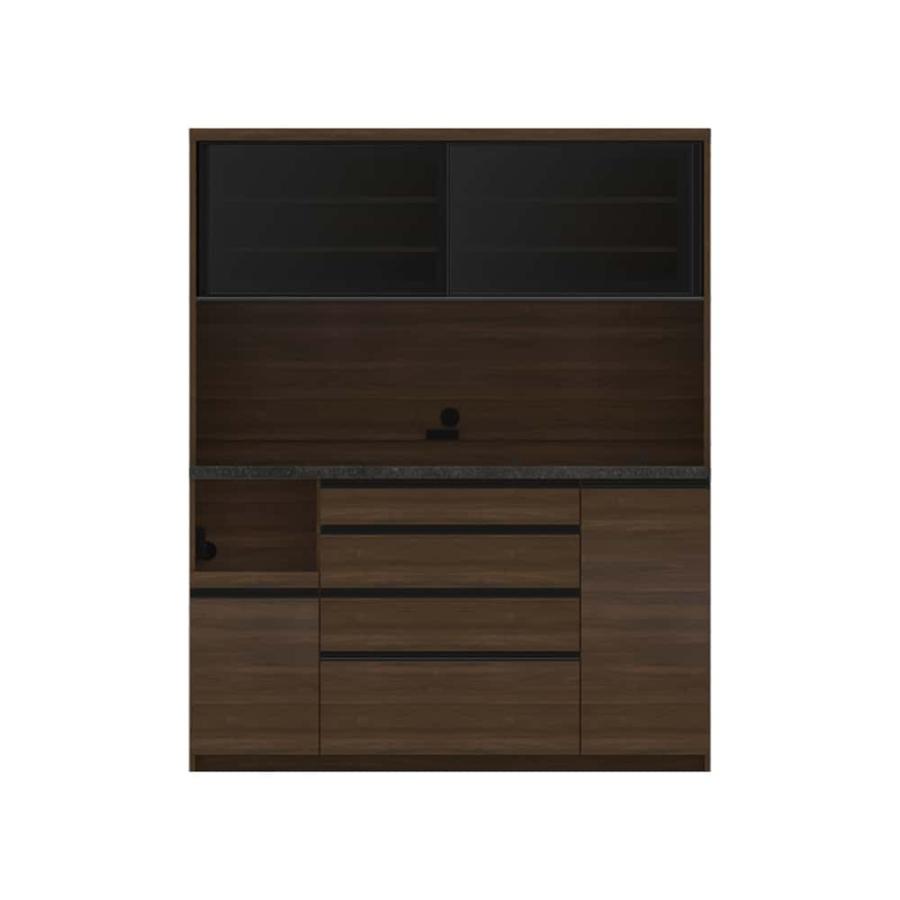 公式 キッチン収納 パモウナ 食器棚 ダイニングボード おしゃれ キッチン収納 キッチンボード ダイニングボード Eca 1600r N ウォールナット 配送員設置