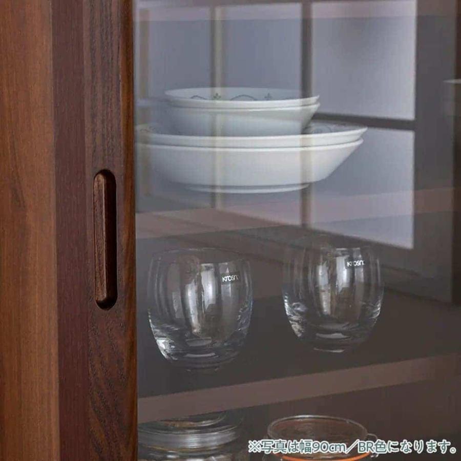 食器棚 90 キッチン収納 キッチンボード ダイニングボードボンズ90DB