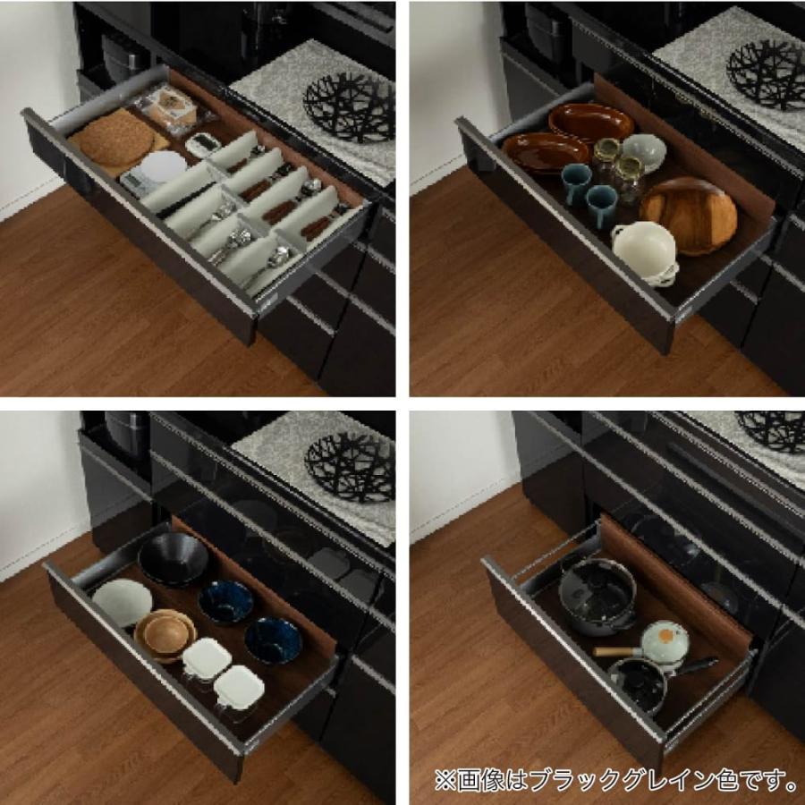 パモウナ カウンターブリランテ AE-1200R下台 W5Y)パールWH  (配送員設置)の画像