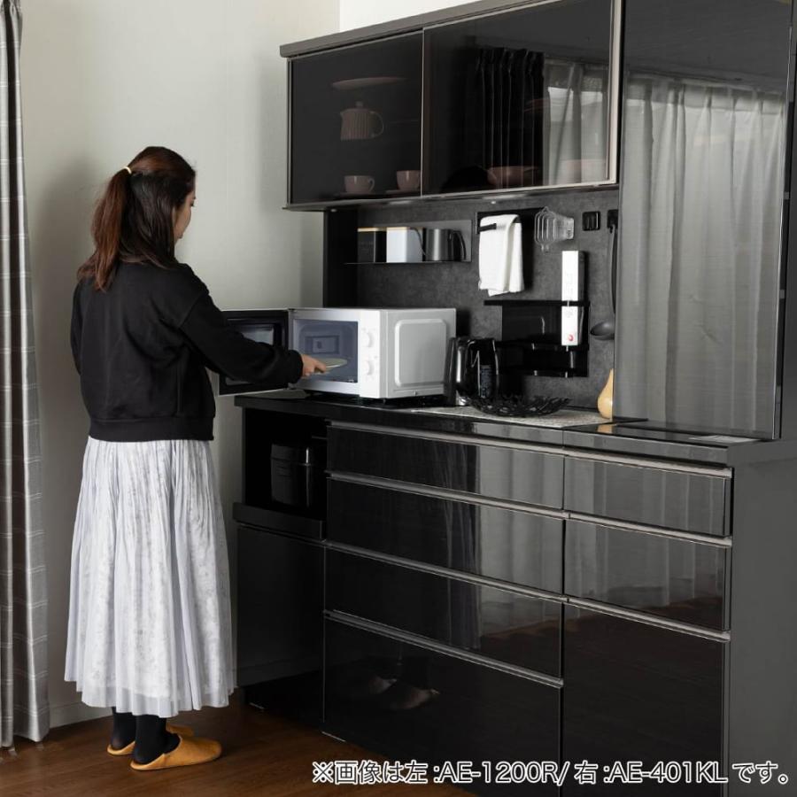 パモウナ カウンターブリランテ AE-1200R下台 B5Y)BKグレイン  (配送員設置)の画像