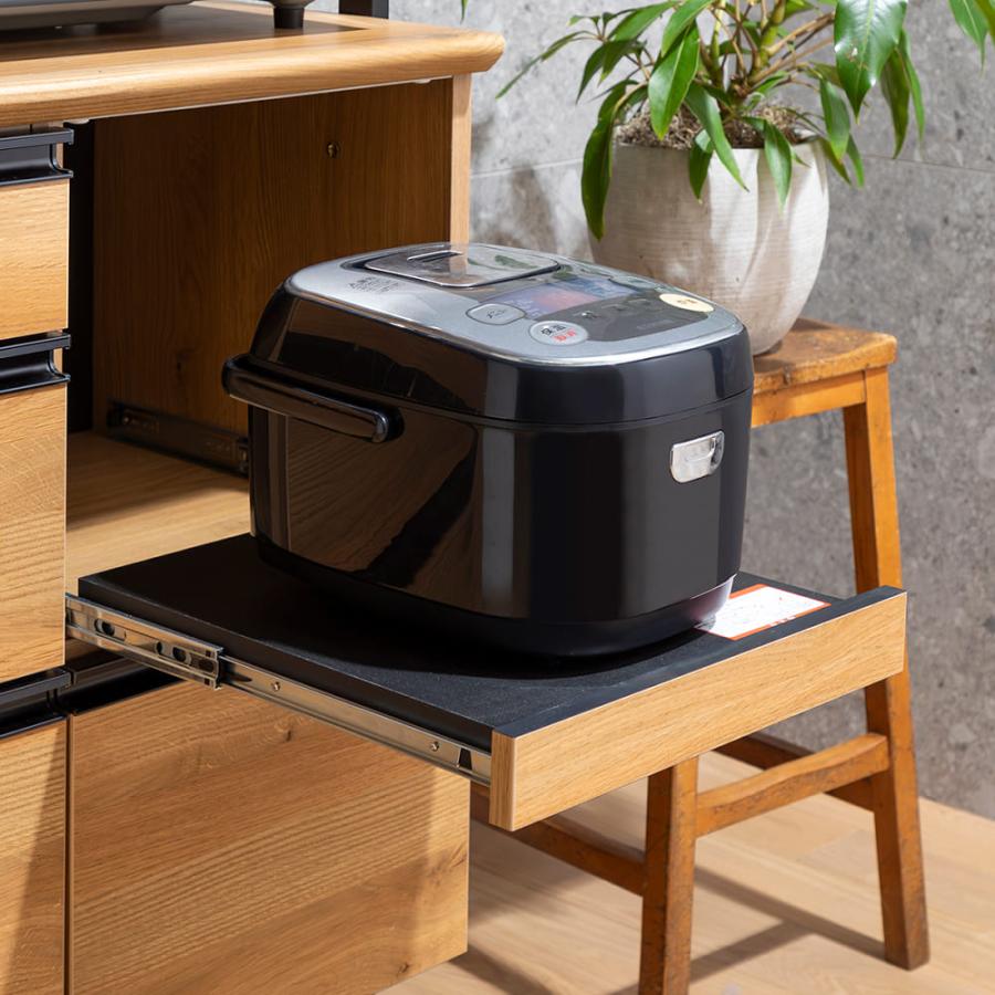 島忠　食器棚 レンジ台 マテリアⅡ 70A Aタイプ／幅70cm（WH木目）(A