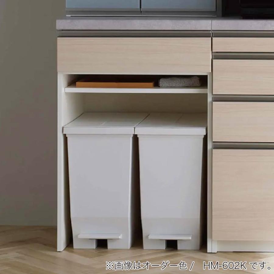[幅60cm ×奥行50cm]パモウナ キャビネット ＨＭ  ＨＭ−６０２Ｒ Ｗ (配送員設置)の画像