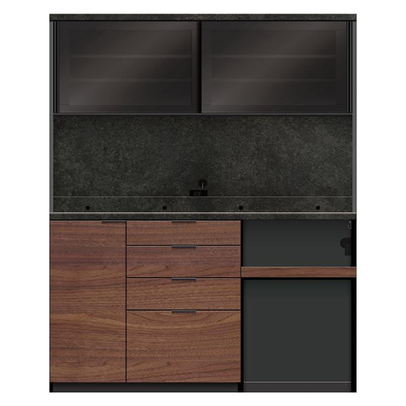 パモウナ 食器棚 キッチンボード 幅160cm 奥行50cm 日本製 キッチン