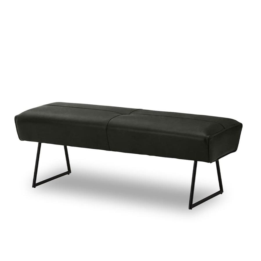 ベンチ ダイニングチェア 幅120cm レザーテックス 高密度ウレタン
