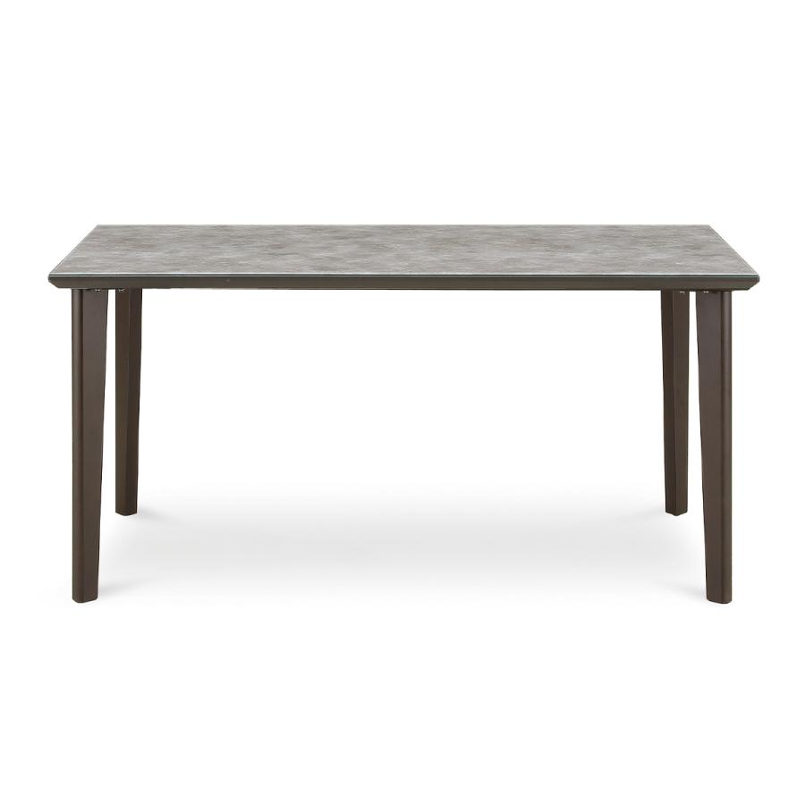 ダイニングテーブル GT-1500 幅150cm 4本脚 グレー色 (配送員設置