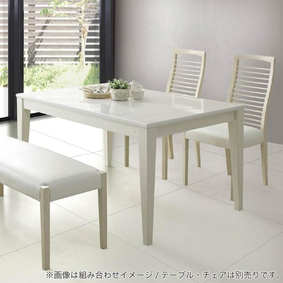シギヤマ家具工業 ダイニングベンチ アビー140WH (宅配便) : 島忠