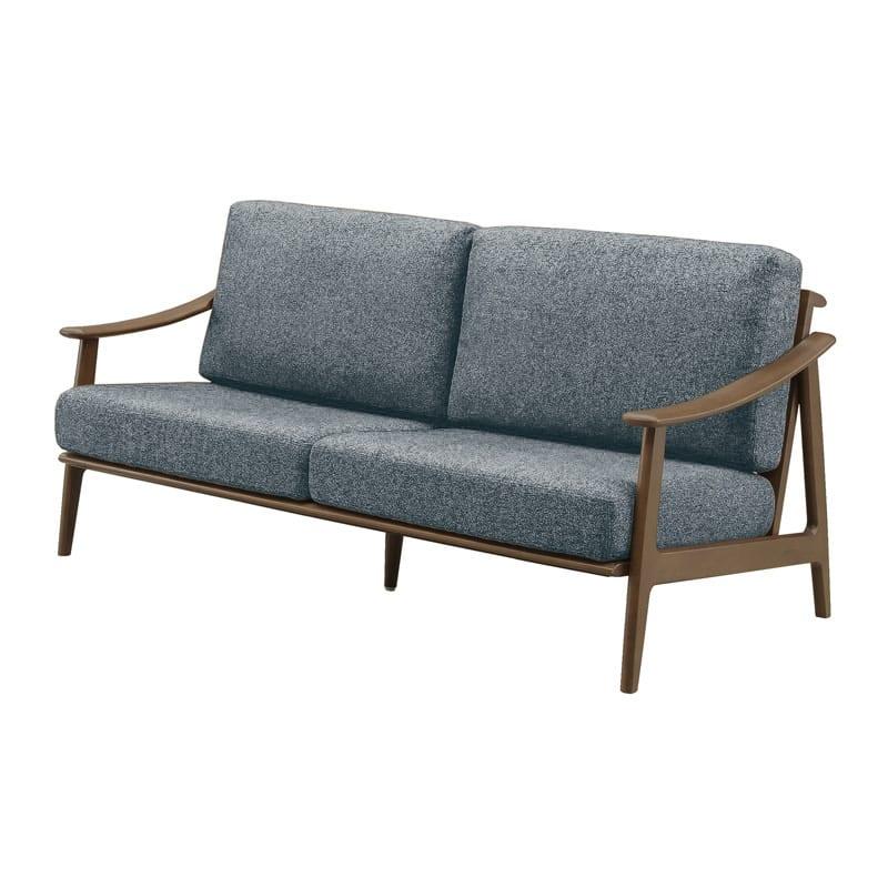 木製　2人掛けソファ　ＣＷシリーズ 2人掛けソファ CW 木部 WH / 生地 BR [幅139cm](2人掛け 5Y)BR