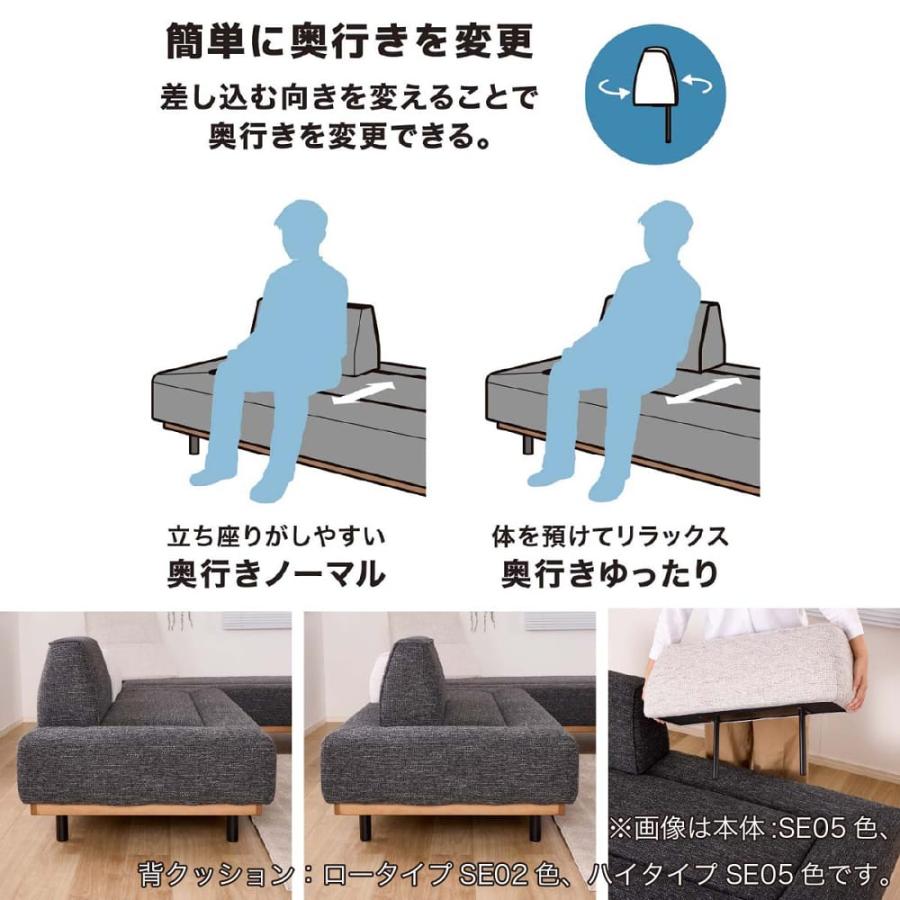 2人掛けソファ グラード ベースM（ウッドベース有）SEランク