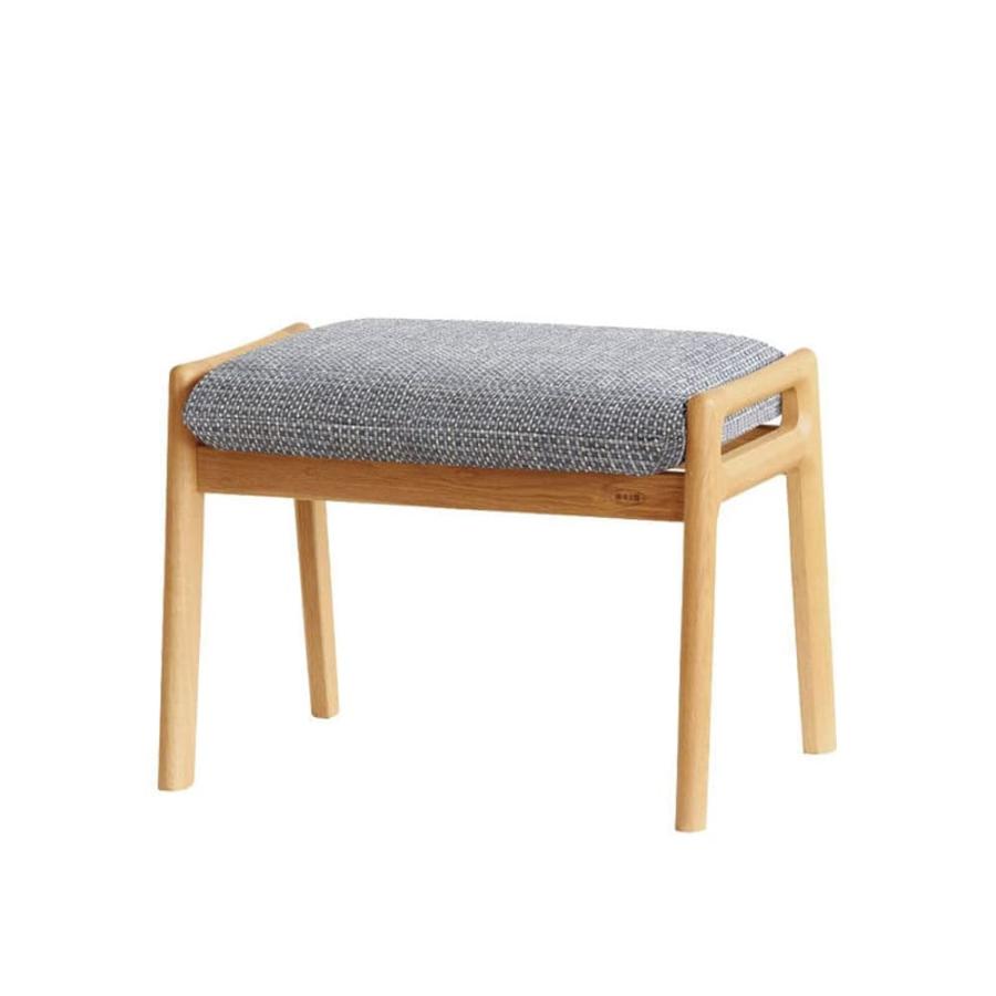 【期間最終限定価格】浜本工芸 スツール NO8004クレオＧＲ／ナチュラル 浜本工芸 スツール NO．8004 布A：クレオGR／木部