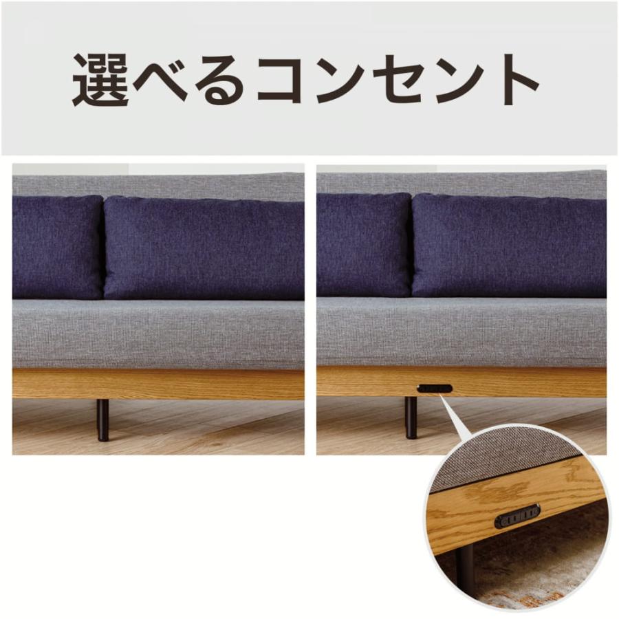 ごろ寝ソファ ソファーベッド エゼ 180 VN/Lグレー (配送員設置