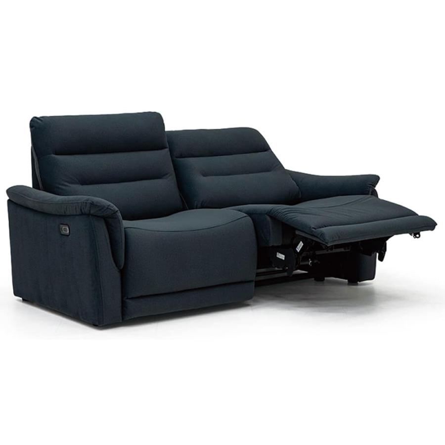 値下げ！黒の3人掛け電動ソファ WGF】 3人掛け電動ソファ マグナII ファブリック ブラック色