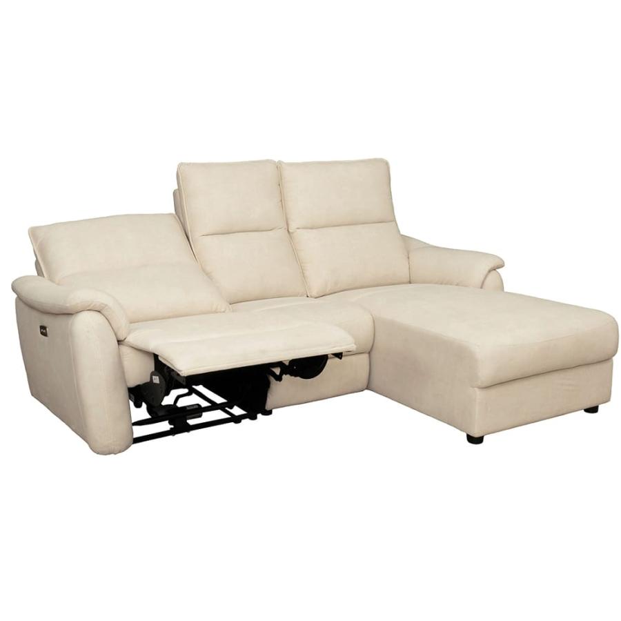 電動リクライニングカウチソファ フラン モーション付L IV