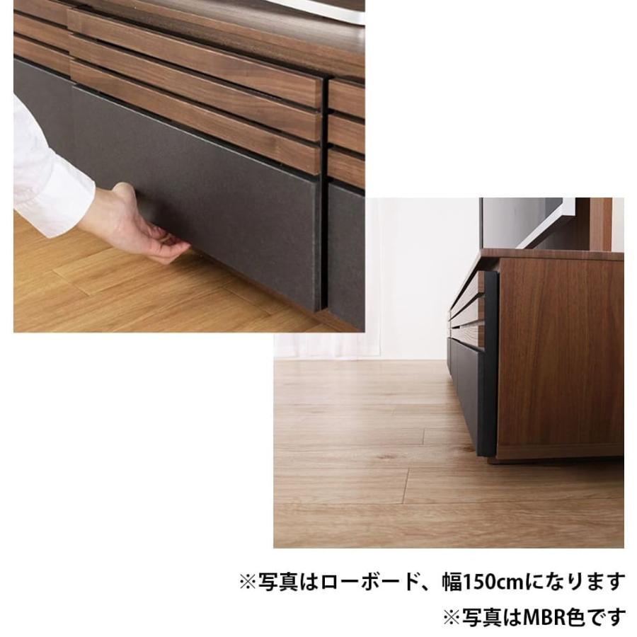 シギヤマ家具工業 ローボード ストーネ150TVB WH (配送