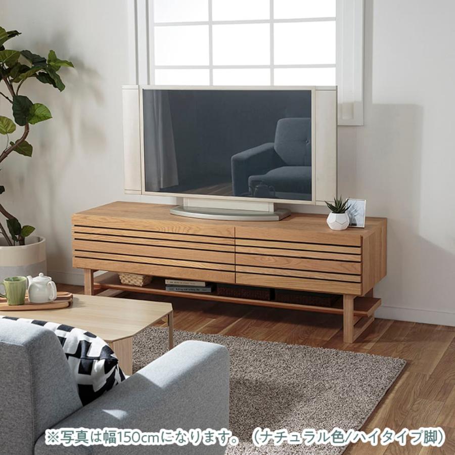 ローボード(テレビ台) エルドラ テレビ210 脚なし ブラウン (大型配送