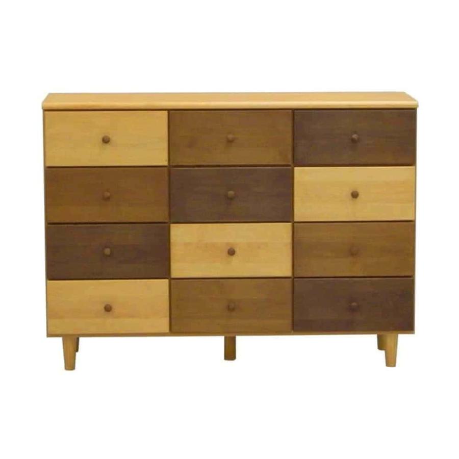 キャビネット 収納 おしゃれ 木製 木目 リビング リビングチェスト N