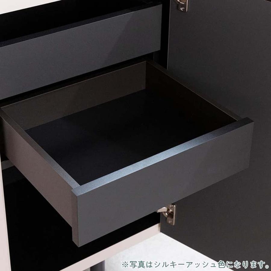 パモウナ キャビネット 収納 おしゃれ モダン リビング サイド