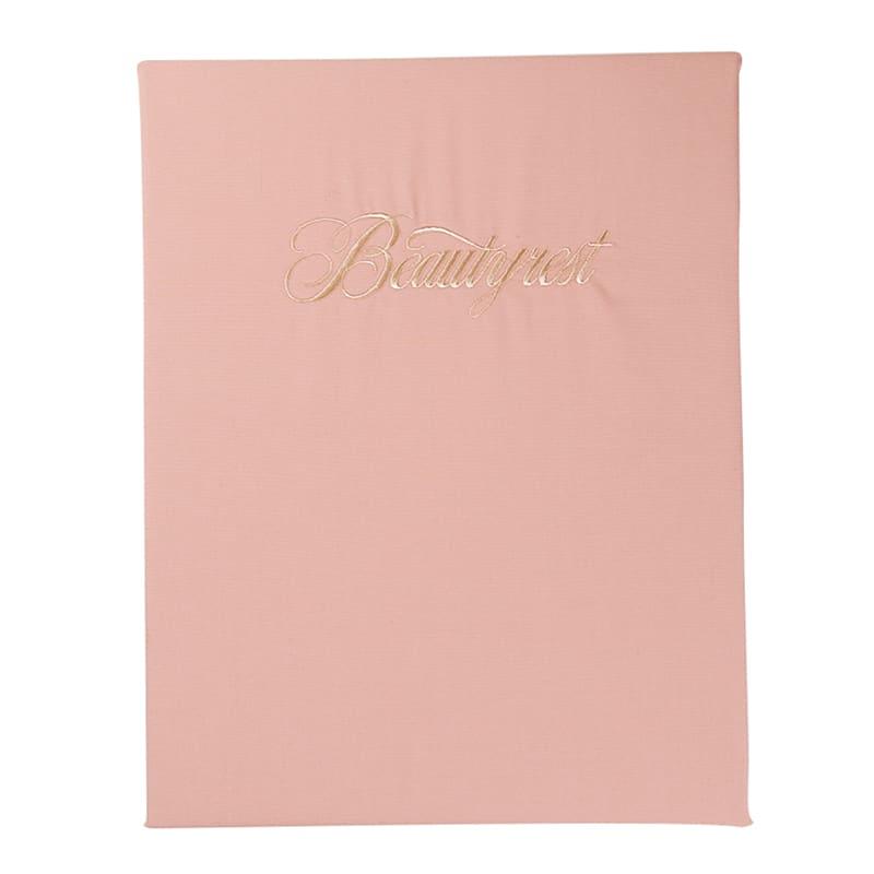 シモンズのピンクのボックスシーツ（綿100%） SIMMONS（シモンズ） シモンズ【寝装品】シングル ベーシックBOX