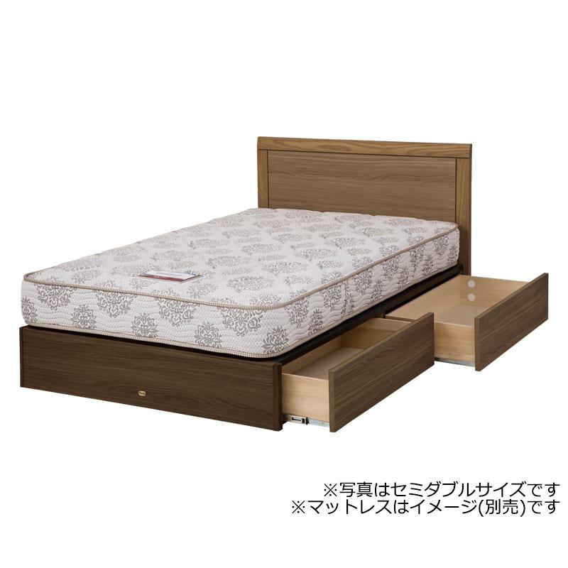 シモンズ ベッド ベッドフレーム セミダブル 引出し 収納 ナチュラル 