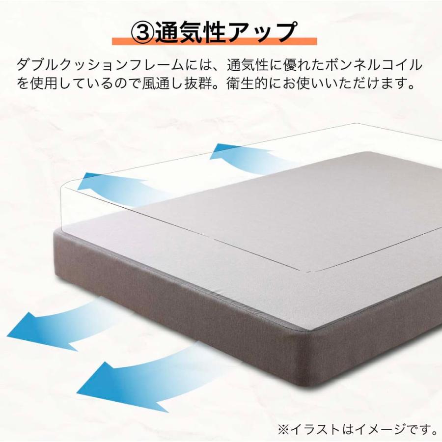 SIMMONS ［シモンズ］ ワイドダブルベッドフレーム 共通ボックス