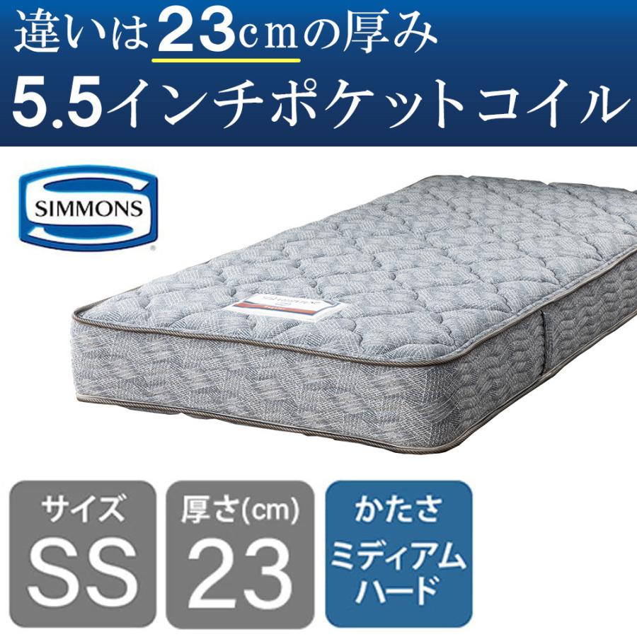 シモンズ ビューティレスト レギュラー マットレス（シングルショート）