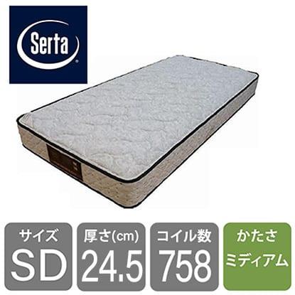 ドリームベッド サータぺディック サータ Serta マットレス セミダブル 