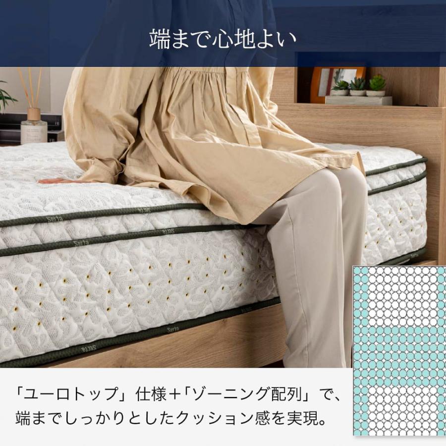 ワイドダブル150マットレス サータペディック 6．8インチ BOX 