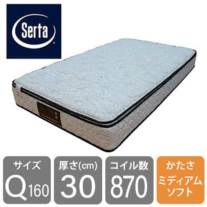 クイーン163マットレス(1枚仕様) サータペディック 6.8インチ BOX-T