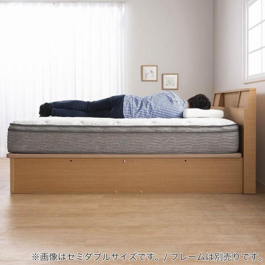 【美品】Simmons Beautyrestユーロトップセミダブル送料込 SIMMONS（シモンズ） シモンズ6.5インチNFスイートユーロトップAB17S14