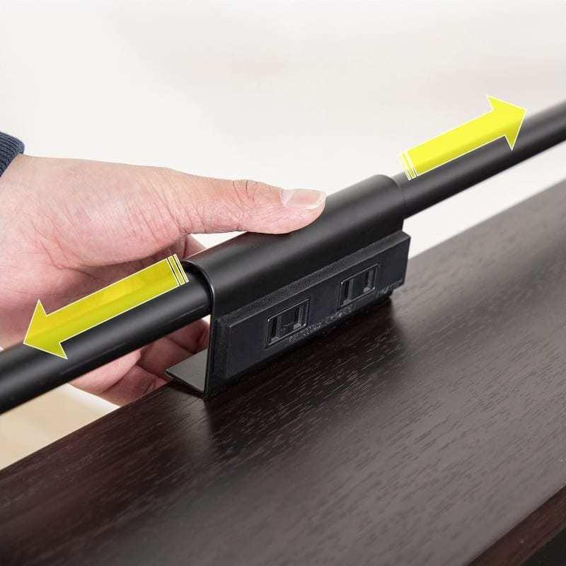 デスク付き ベッドフレーム ベット シングル 宮棚付き テーブル