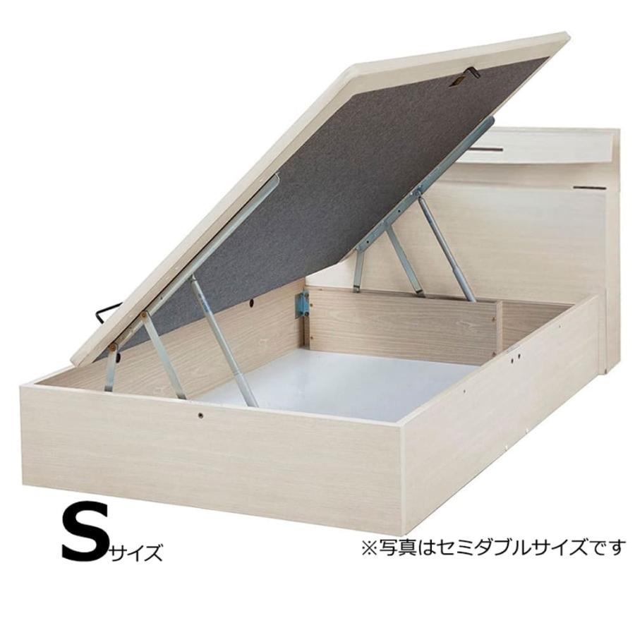 ドリームベッド ベッド ベッドフレーム シングル リフト 収納 衣類 