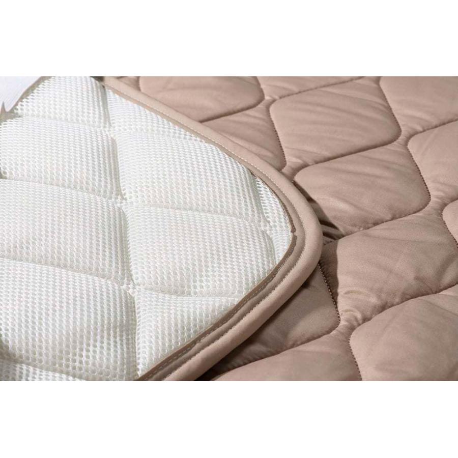 【FranceBed】セミダブルベッドパッド×2＋セミダブルマットレスカバー×2 フランスベッド（FRANCEBED） 寝装品3点パックセレクト3点 ベッド