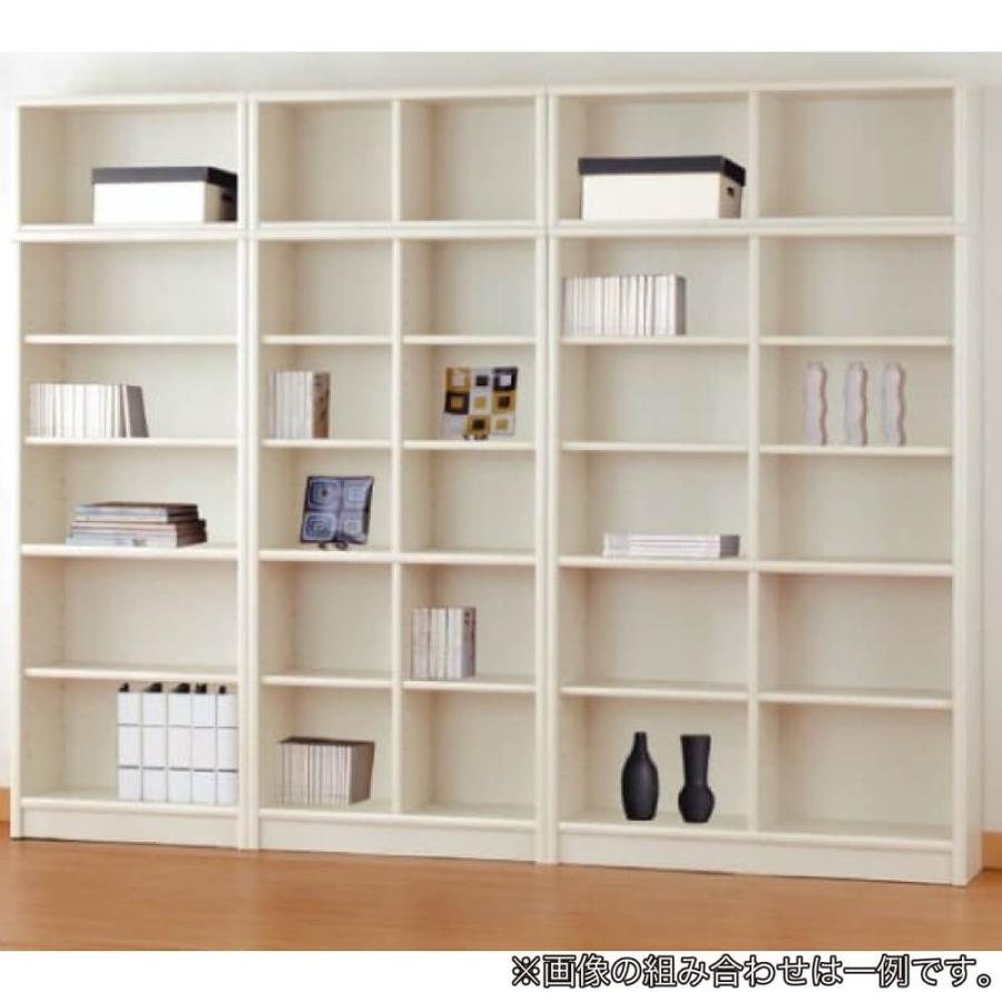 小島工芸 書棚 アコード80H(ウォールモカ) 本棚 おしゃれ 大容量 収納