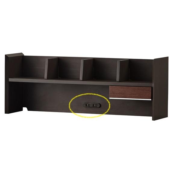 コイズミファニテック パソコンデスク 学習机 上棚 上置き 机上ラック