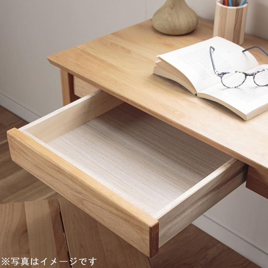 吉桂 パソコンデスク デスク 木製 ナチュラル 引出し PCデスク ワーク