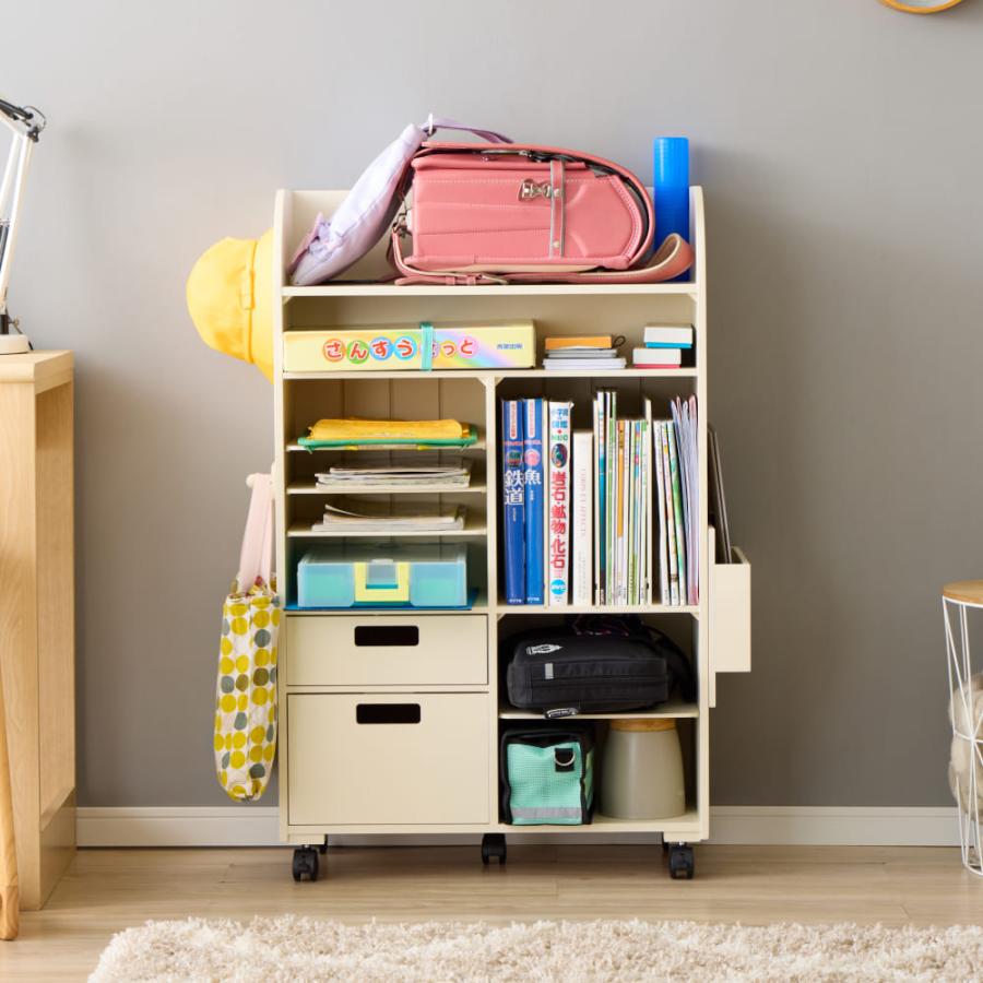 ランドセルラック アイム オフホワイト (玄関先お渡し商品) : 島忠