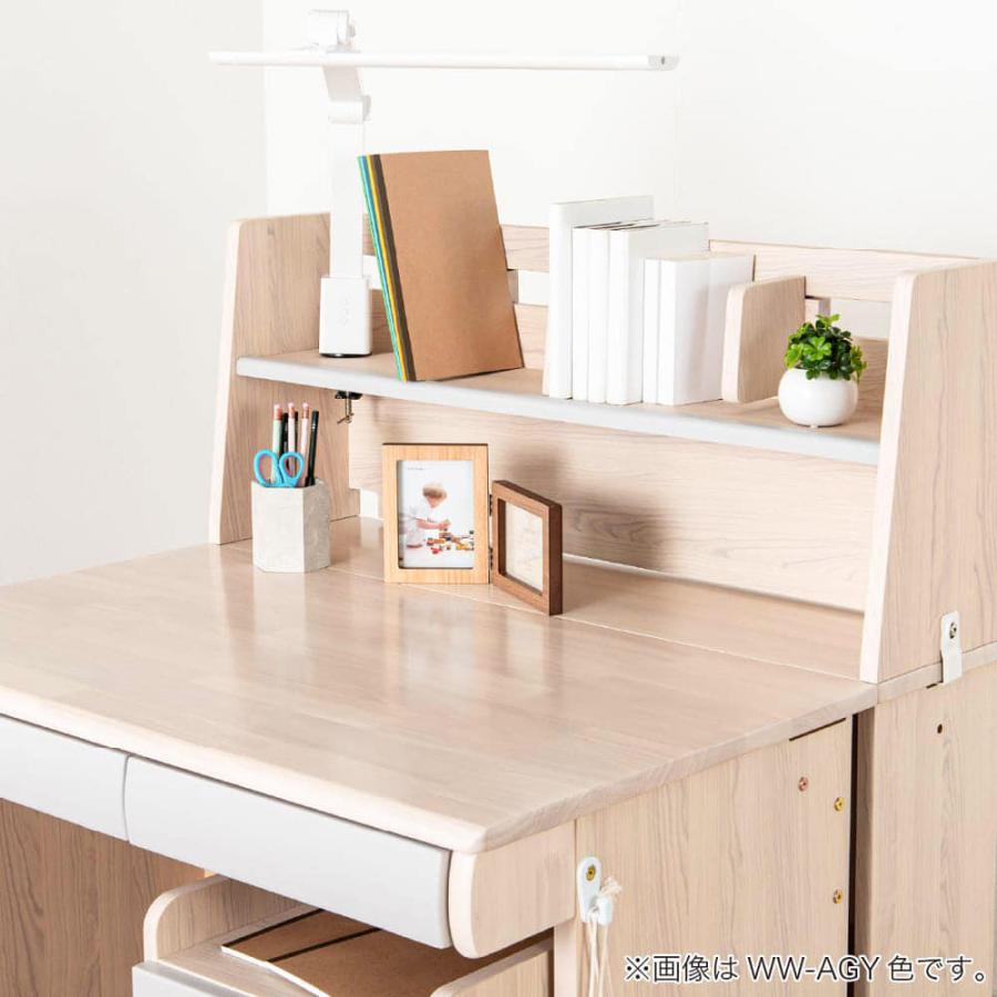 棚付デスク ESフレクス2 MMD-560 WW-WW/NL-12W WH (大型配送便) : 島忠