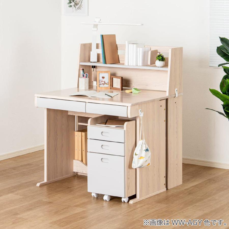 棚付デスク ESフレクス2 MMD-560 WW-SKB/NL-12W WH (大型配送便