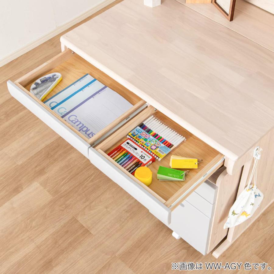 棚付デスク ESフレクス2 MMD-560 WW-SKB/NL-12W WH (大型配送便