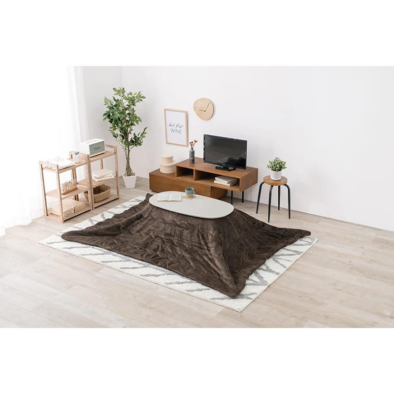 □メーカー直送品□ こたつ カルミナ950WS ホワイト (玄関先お渡し 