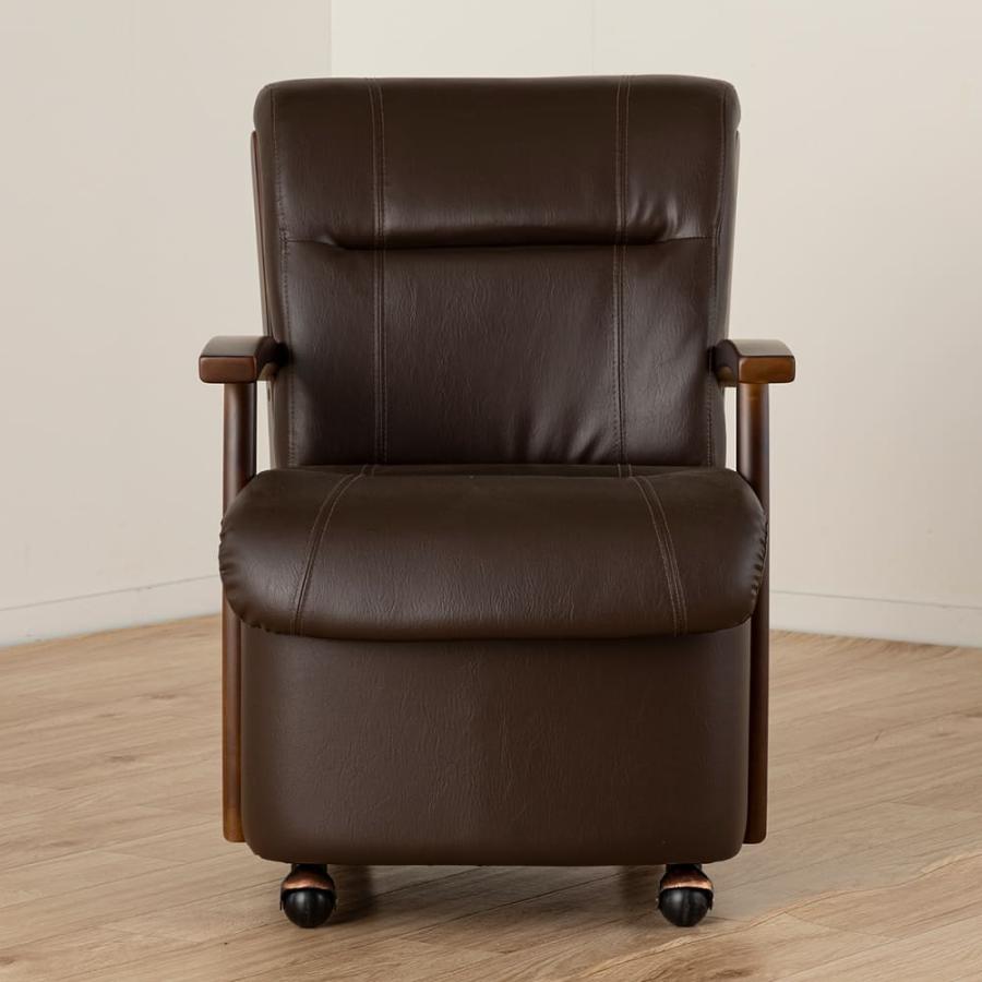 こたつダイニングチェア イール BR (配送員設置) : 島忠・ホームズ