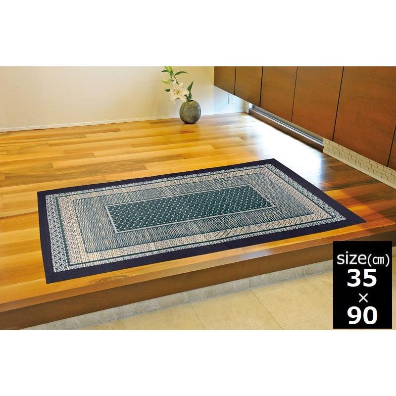 い草ラグ 玄関マット Fランクス 35x90 NV (玄関先お渡し商品