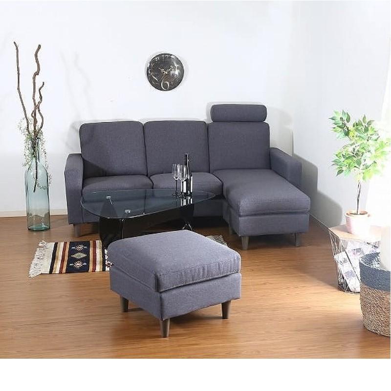 ソファ ソファー 3人掛け おしゃれ カウチ オットマン ヘッドレスト 三