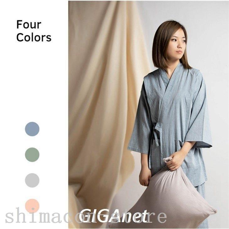 激安大特価 ルームウェアレディースパジャマ2点上下セット浴衣式甚平作務衣七分袖前開き春秋用ふんわりシンプル肌に優しい部屋着お寝巻き綿製無地寝間着 Www Democracia Tv