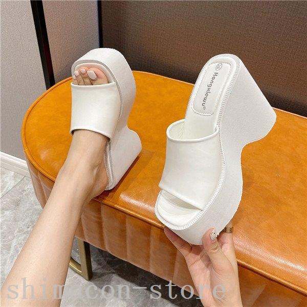 男性に人気 サンダル厚底ウェッジソール美脚ミュールレディースかかとなし通気性旅行ヒール高いヒールサボサンダルコンフォート サンダル サイズ 22 5 Www Itothub Com