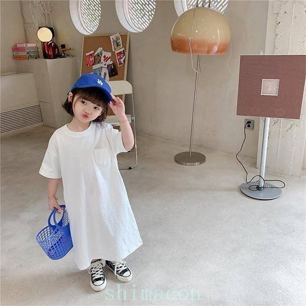 オリジナル ベビー服 シューズ 青白黒紫夏 子供服女の子ワンピースロング丈綿100 コットンナチュラルかわいい可愛い夏 シンプル無地お出かけ涼しいおそろ姉妹お揃い色違いコーデ夏服 Www Virginiawaldenford Com